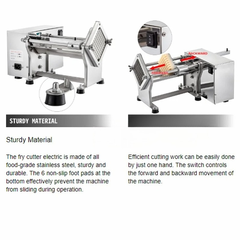 Commercial Kitchen Plumbing - Elektrische aardappelchipsmachine Commerciële huishoudelijke keuken Automatische