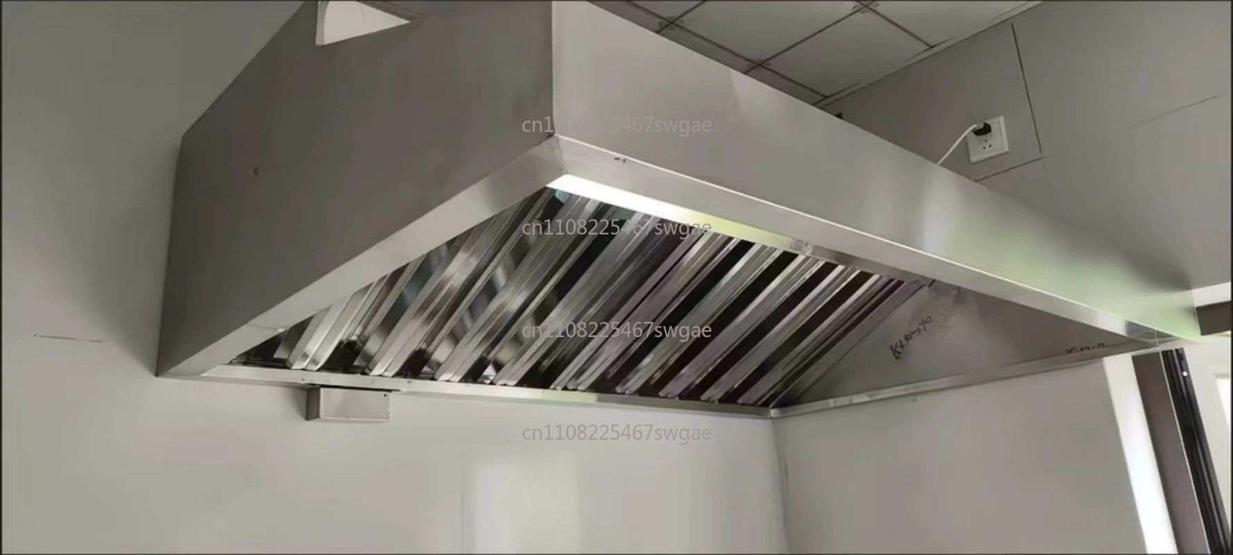 Commercial Kitchen Exhaust Hood - Staal keukenafzuigkap hoge capaciteit voor restaurant