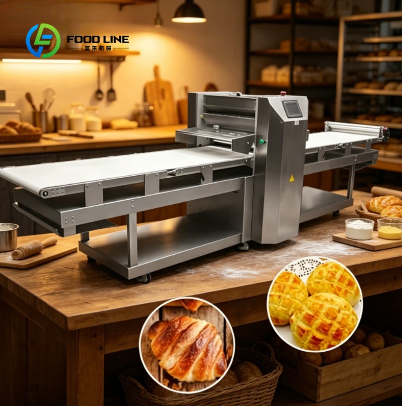 Rotary Bakery Oven - Industriële deegrollermachine van roestvrij staal voor