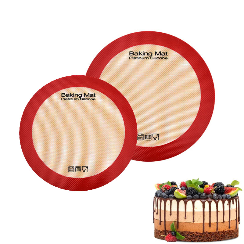 Rotary Bakery Oven - Ronde siliconen bakmat, antiaanbaklaag, herbruikbare luchtfriteuse