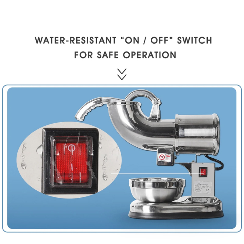 Commercial Ice Maker - Elektrische Sneeuwkegel Machine Ijs Scheerapparaat Crusher