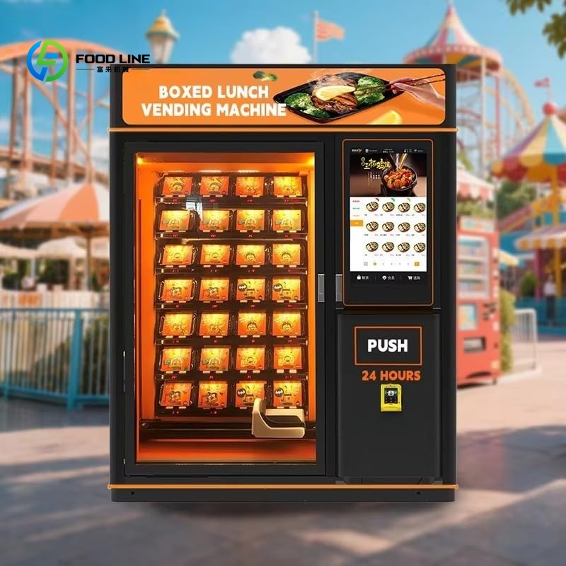 Rotary Bakery Oven - Geautomatiseerde warme maaltijdverkoopautomaat met gekoelde grab-and-go