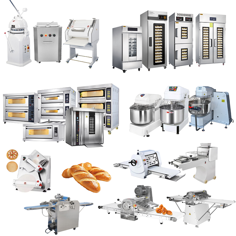 Rotary Bakery Oven - Geavanceerde industriële broodproductielijn, kleine complete bakkerijmachine,