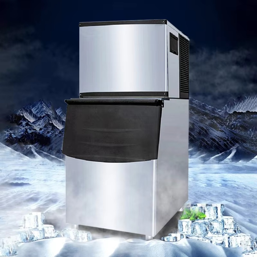 Commercial Ice Maker - Commerciële ijsmachine, hoge capaciteit ijsblokjesproductie voor