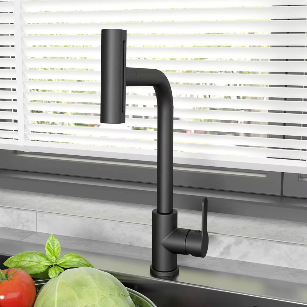 Zwart Uittrekbare Aanrecht Kra - Commercial Kitchen Faucets recensie en prijs