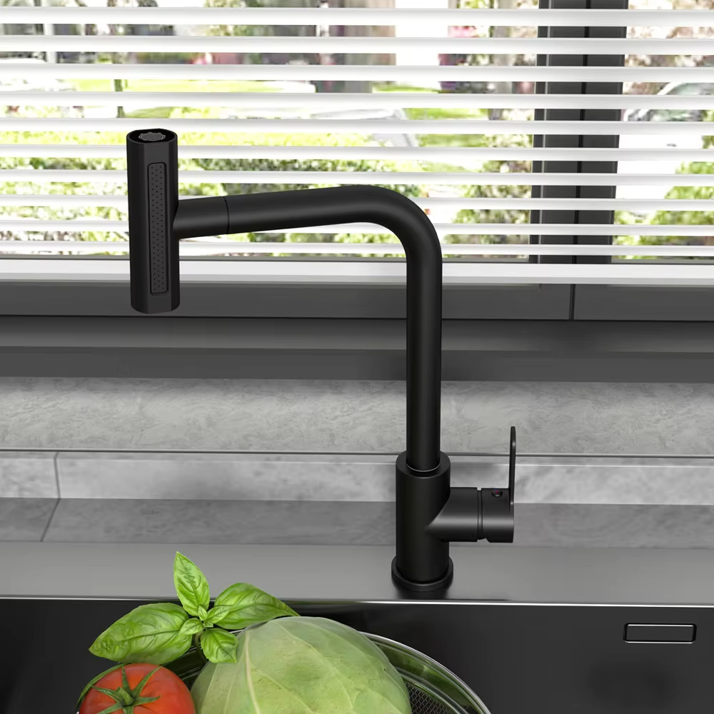 Zwart Uittrekbare Aanrecht Kra - Commercial Kitchen Faucets recensie en prijs