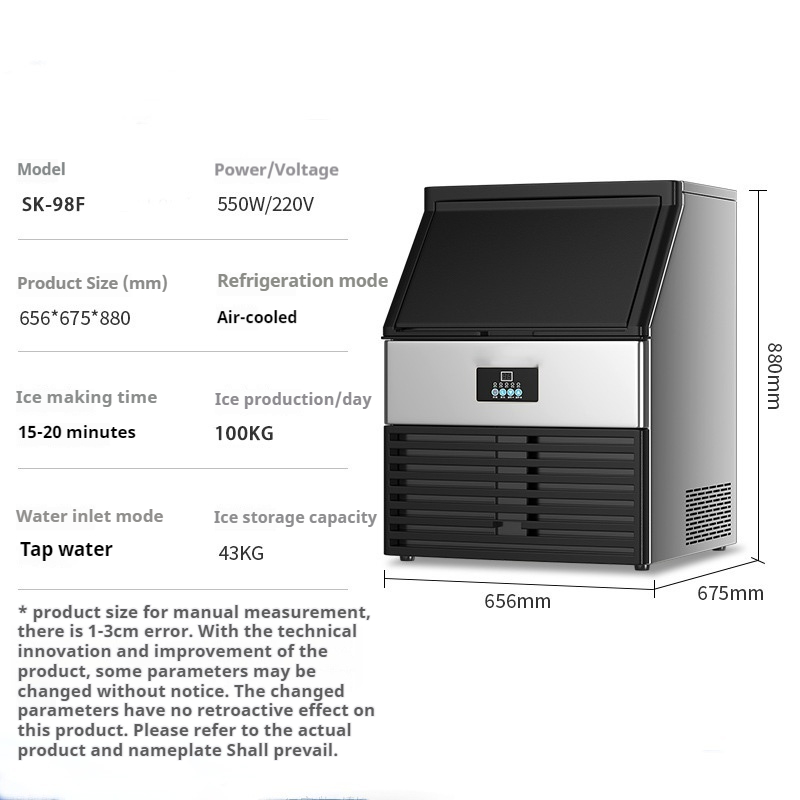 Hete Aanbieding RVS IJsmachine - Commercial Ice Maker recensie en prijs