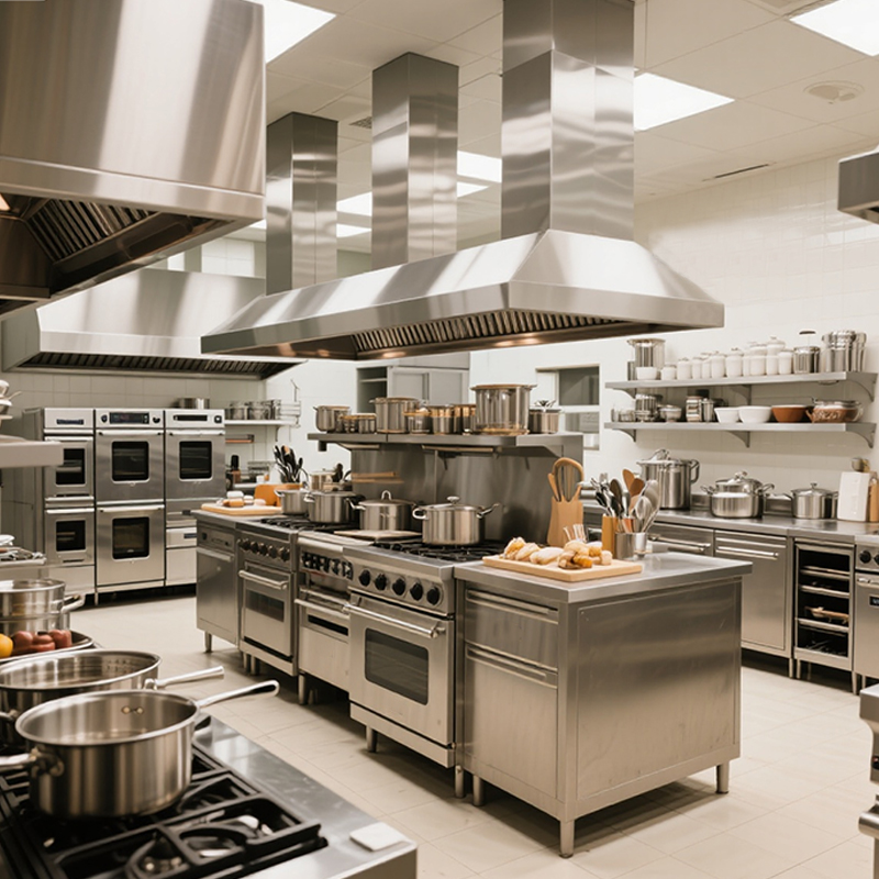 Roestvrijstalen fastfoodappara - Commercial Kitchen Gas Line recensie en prijs