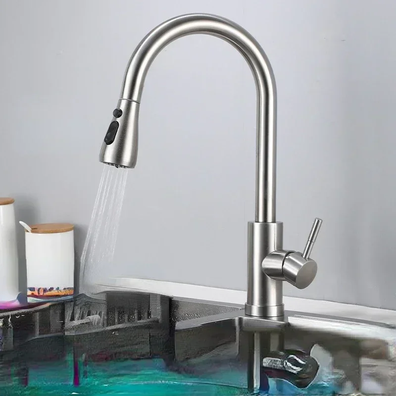 Kraan van geborsteld nikkel, k - Commercial Kitchen Faucets recensie en prijs