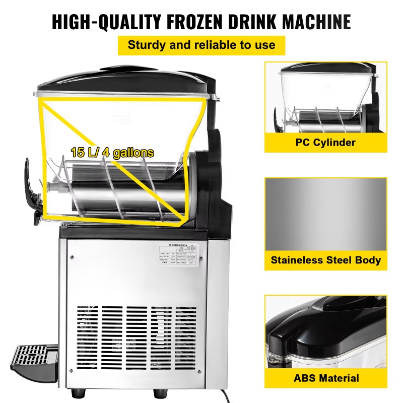 2026VEVOR Commerciële Slushy-i - Commercial Ice Maker recensie en prijs