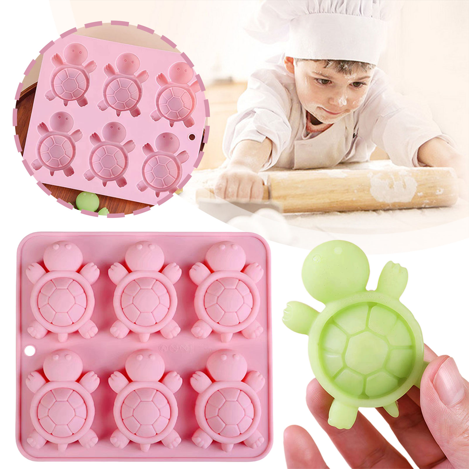 Turtles Ice Tray 3d Tortoises  - Commercial Kitchen Items recensie en prijs