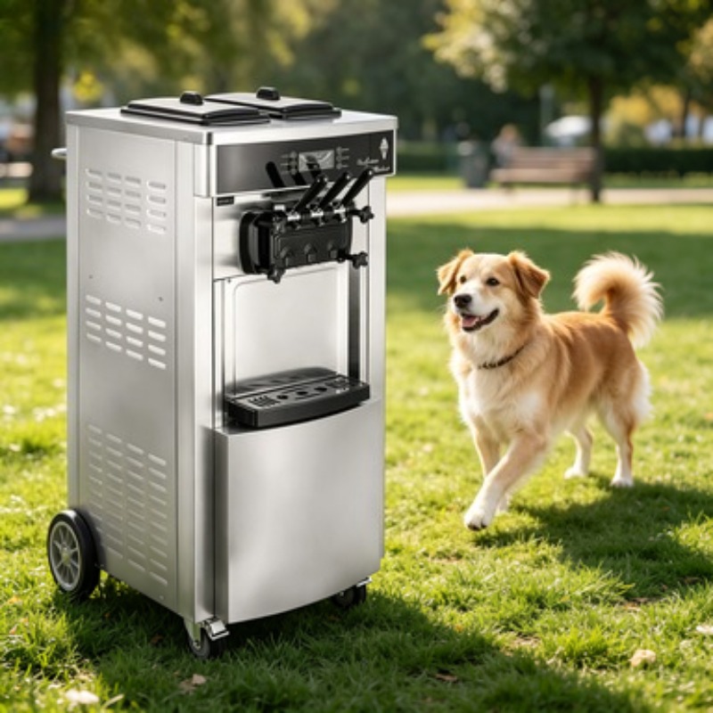 Commerciële gelatomachine van  - Soft Serve Ice Cream Machine recensie en prijs