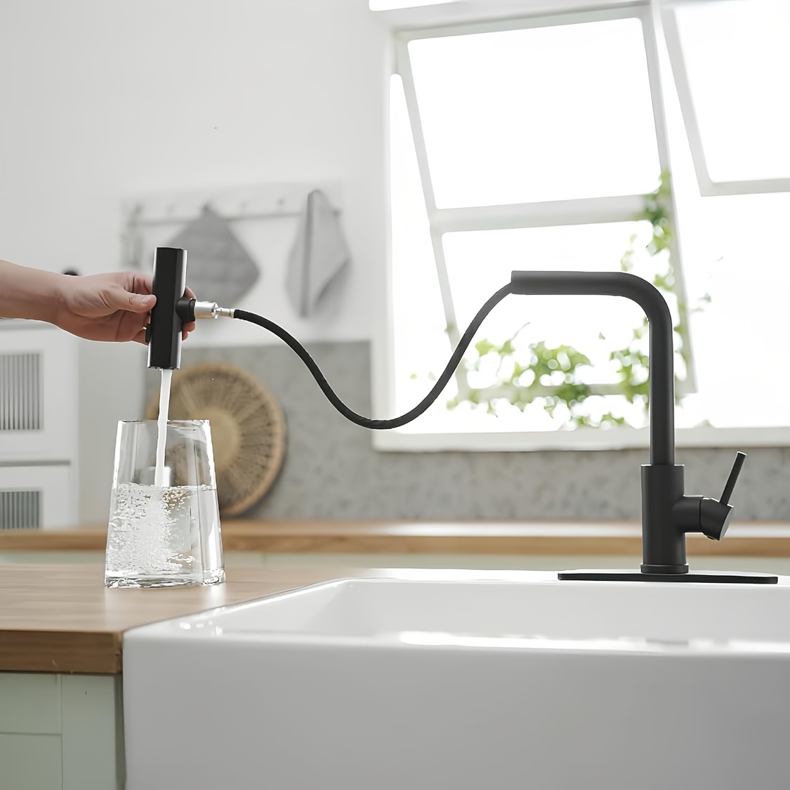 1-delige zwarte keukenkraan me - Commercial Kitchen Faucets recensie en prijs
