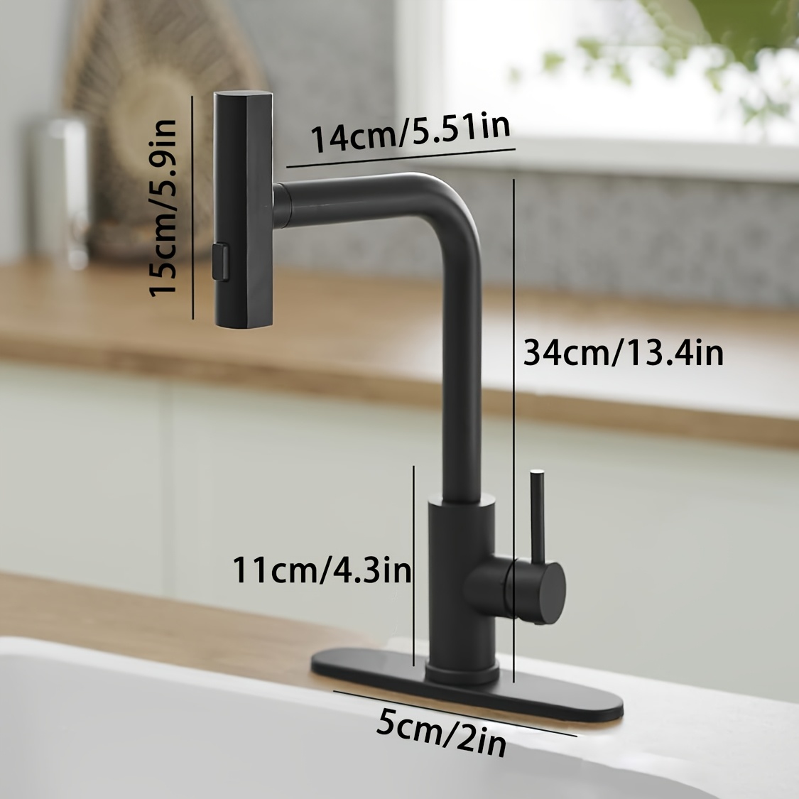 1-delige zwarte keukenkraan me - Commercial Kitchen Faucets recensie en prijs