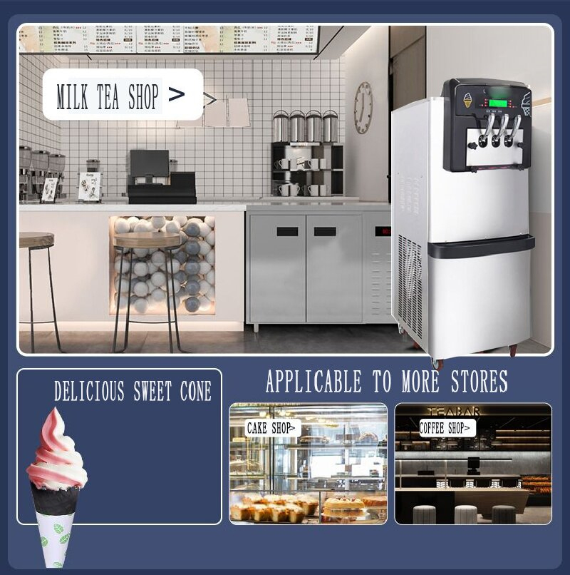IJscreemcupmachine, zachte ijs - Soft Serve Ice Cream Machine recensie en prijs