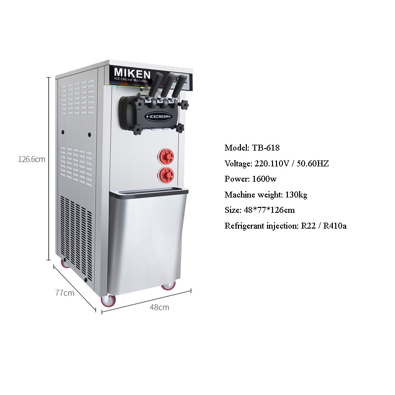Automatische Soft-serve-ijsmac - Commercial Ice Maker recensie en prijs