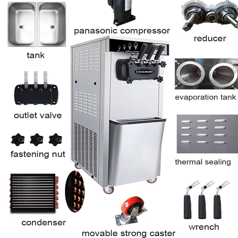 Automatische Soft-serve-ijsmac - Commercial Ice Maker recensie en prijs