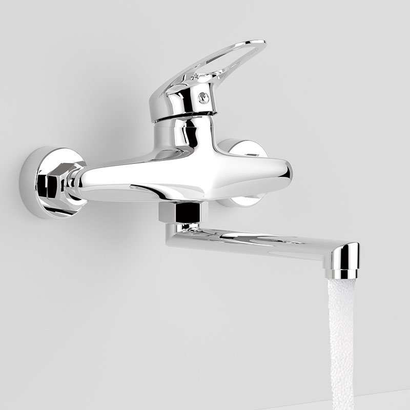 Keukenkraan Mixers Wandmontage - Commercial Kitchen Faucets recensie en prijs