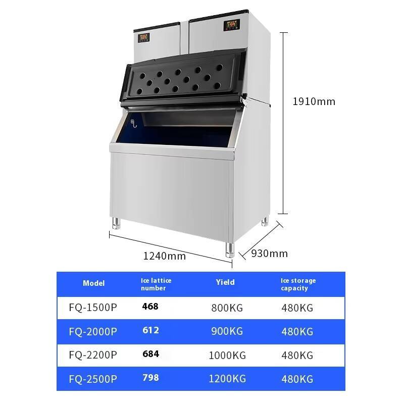 1000 kg commerciële volautomat - Commercial Ice Maker recensie en prijs