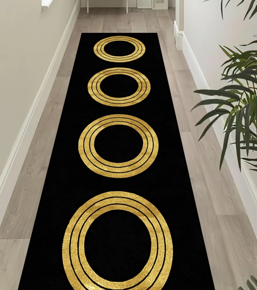 Luxe zwart gouden Grieks sleut - Commercial Kitchen Mats recensie en prijs