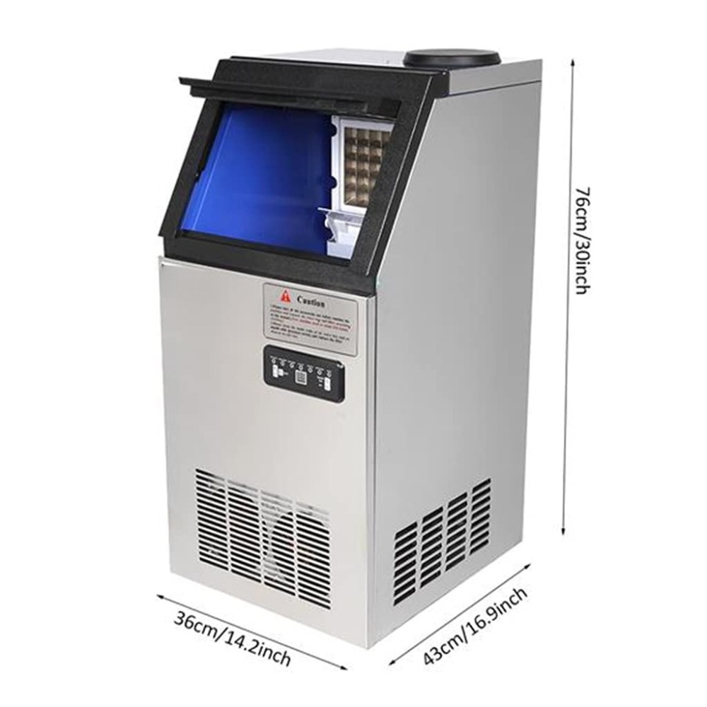 Commerciële ijsmachine 110 lbs - Commercial Ice Maker recensie en prijs