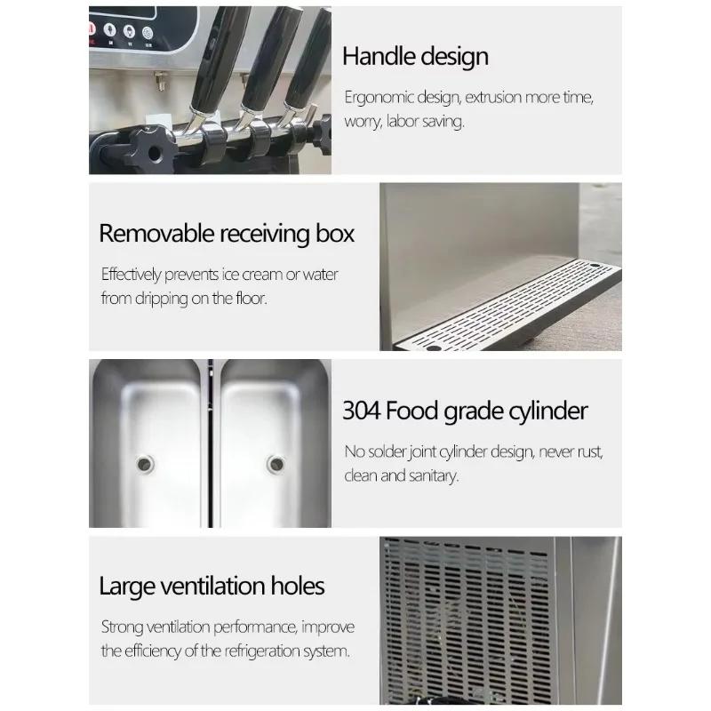 Commerciële zachte ijsmachine, - Commercial Ice Maker recensie en prijs