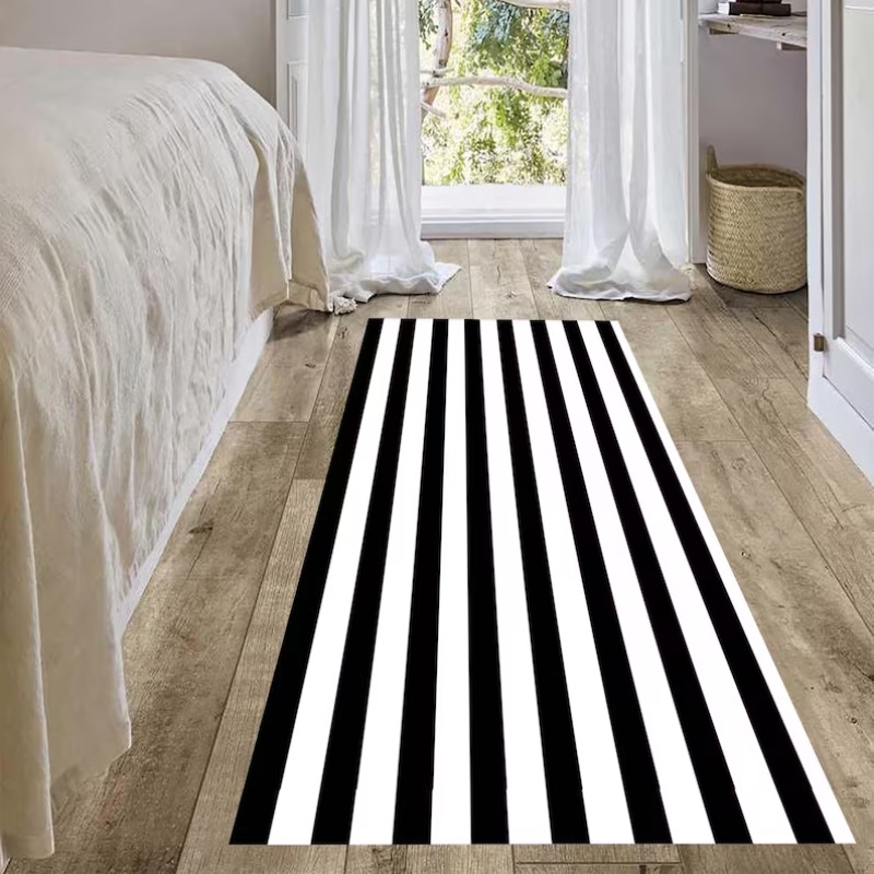 Zwart Wit Streep Patroon Runne - Commercial Kitchen Mats recensie en prijs