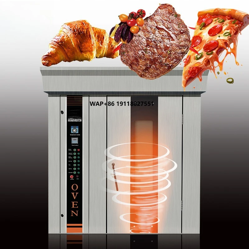 Industriële gasoven voor brood - Rotary Bakery Oven recensie en prijs