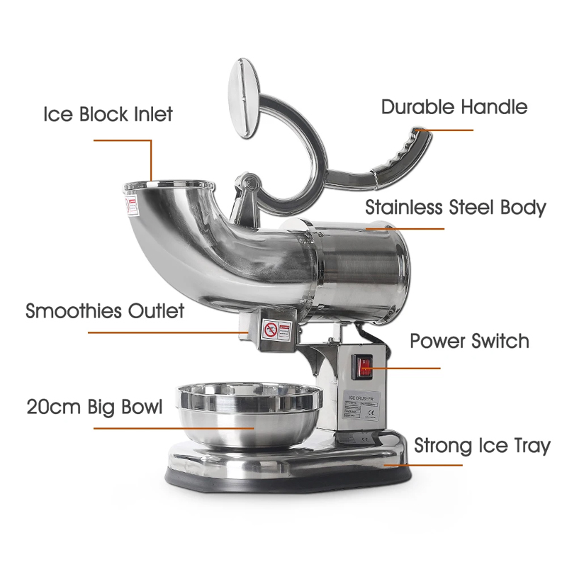 Elektrische Sneeuwkegel Machin - Commercial Ice Maker recensie en prijs
