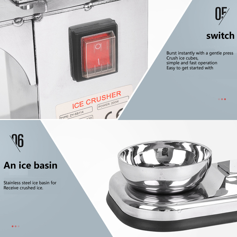 Elektrische Sneeuwkegel Machin - Commercial Ice Maker recensie en prijs