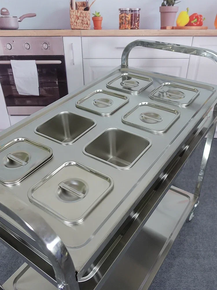 Roestvrijstalen mobiele kruide - Commercial Kitchen Plumbing recensie en prijs